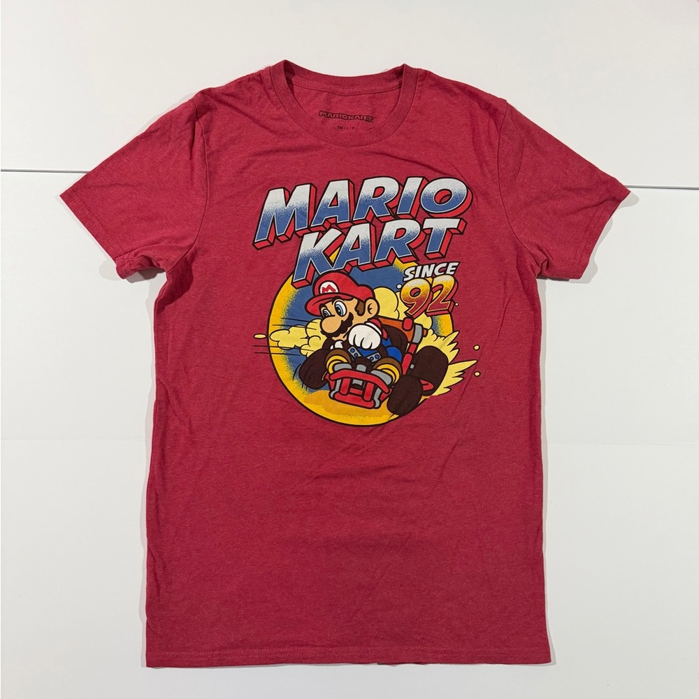 Mario Kart Graphic Tee - Red Short Sleeve Shirt